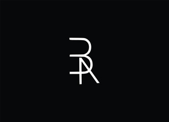 BA Abstract Letters Logo Monogram Design Icon Font