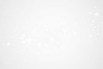 Magical glowing bokeh lights with sparkles on soft blurred background. Elegant dreamy festive atmosphere.