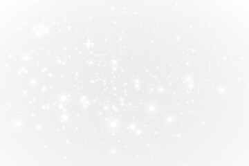 Magical glowing bokeh lights with sparkles on soft blurred background. Elegant dreamy festive atmosphere.