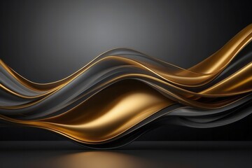 Obraz premium abtract wallpaper golden ultimate gray illuminating