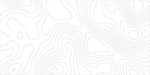 Abstract topography background. Topographic contour map subtle. Wavy paper curved reliefs White background. Geographic mountain relief curve lines background. Vector illustration.	