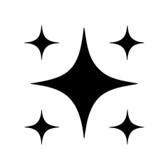 A group of stars depicted with a classic shining appearance effect