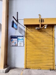 entrance to the house