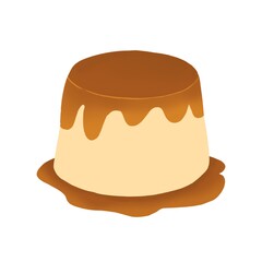 Caramel pudding 