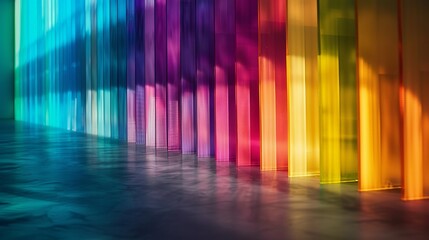 The vibrant spectrum of colors, creating a dynamic and visually engaging representation of audio or sound data.