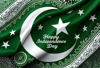 Celebrate Pakistan Independence Day with patriotic spirit—featuring the national flag, green and white themes, cultural pride, and 14th August festivities.