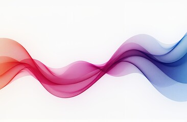 Abstract Colorful Wave Background