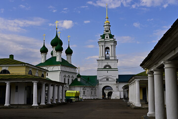 Naklejka premium Church of the Savior Not Made by Hands in the ancient Russian city of Kostroma.