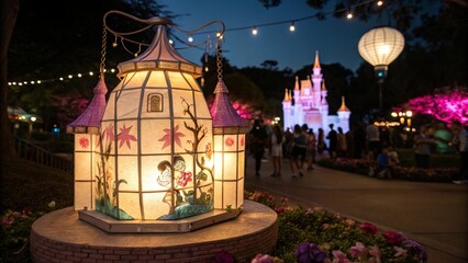 Obraz premium A lantern at a festival