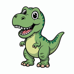 Happy Cartoon T-Rex