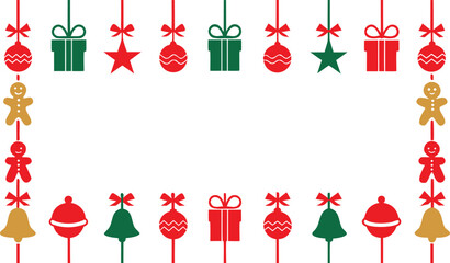 Christmas Holiday Decorative Elements Vector Set