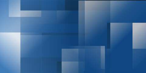 Abstract bacgkround blue and white gradient. Modern blue abstract rectangle box lines background for presentation design, banner, brocure, and business card