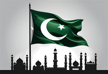 Celebrate Pakistan Independence Day with patriotic spirit—featuring the national flag, green and white themes, cultural pride, and 14th August festivities.