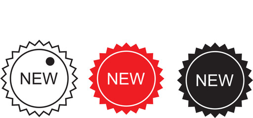 new arrival tags and stickers collection