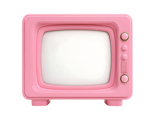 retro pink tv frame