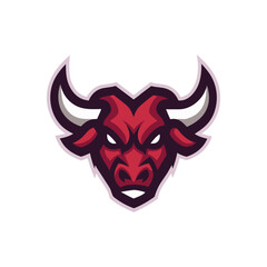 Bull Mascot Logo Illustration – Strong & Bold Vector Design