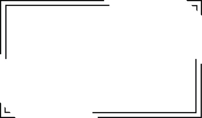 Vector Page border A4 design for project mirror, picture or photo rectangle frames with wavy borders © aziz