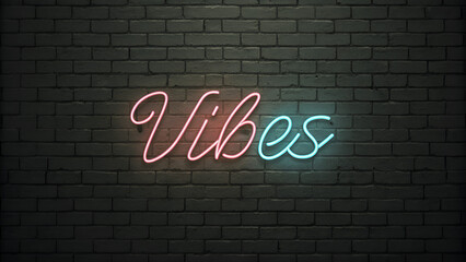 artistic text design, inspirational word vibes, cursive neon lettering, stylish handwriting, digital calligraphy