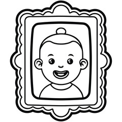 baby first year frame