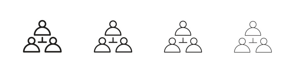 Third party icons in black simple line elements.