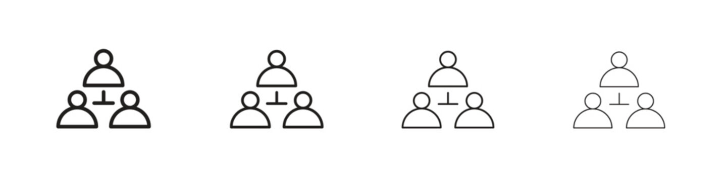 Third party icons in black simple line elements.