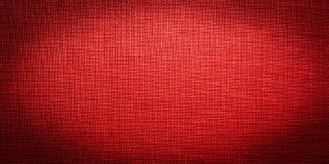 Red Fabric Surface with Soft Lighting Gradient