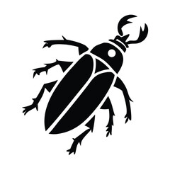 Stag beetle illustration