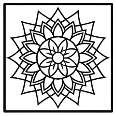 mandala art frame