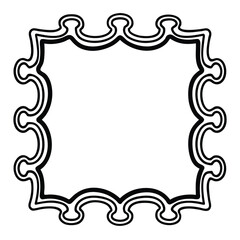 puzzle piece frame