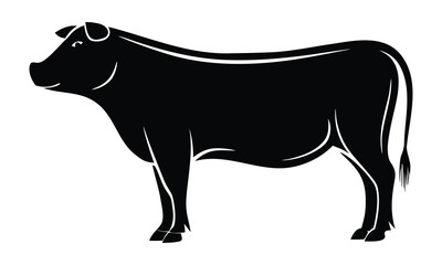 Black Cow Silhouette