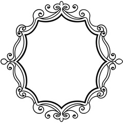 silver elegant frame
