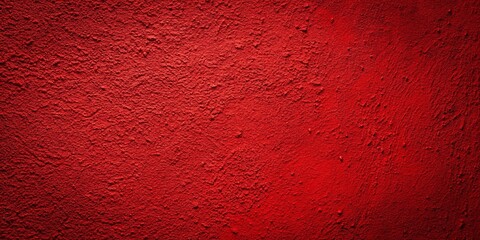 Textured Red Wall with Rugged Surface Variations