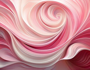 Obraz premium abstract swirls of soft pink and white