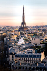 Fototapeta premium Eiffel Tower at sunset