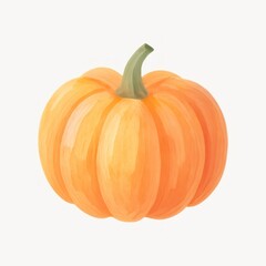Vibrant autumn pumpkin illustration.