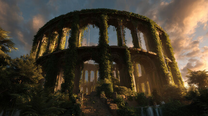 ruins of the old castle