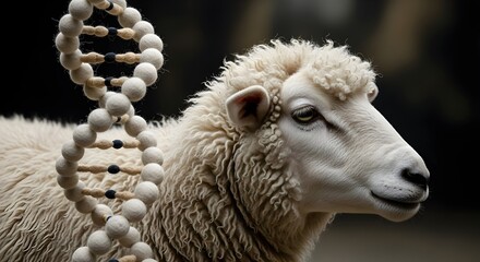 Sheep with DNA Helix, Genetic Engineering and Modern Agriculture