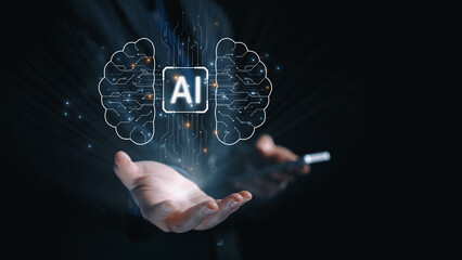 AI Assistant Brain Processor with LLM Technology, Big Data, Machine Learning, Generative AI for Business Support, Future Agentic AI Technology and Artificial Intelligence Prompt Engineering. Elide