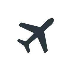 Obraz premium A simple illustration of an airplane soaring through the sky.