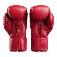 Red boxing gloves, fight, studio, dark background, sport