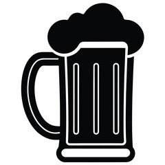 beer mug vector icon