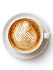 cup of coffee set top view png cup of cappuccino png cup of white coffee top view png coffee cup full of coffee birds eye view isolated coffee with milk png