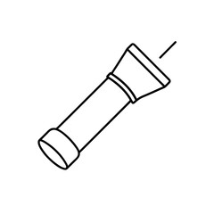 flashlight icon vector