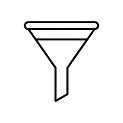 funnel icon vector