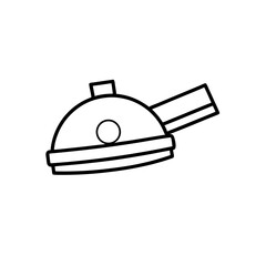 headlamp icon vector
