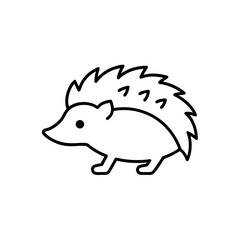 hedgehog icon vector