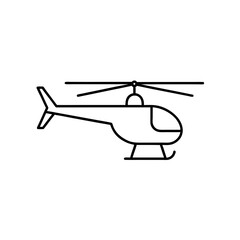 helicopter icon vector