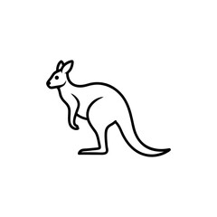 kangaroo icon vector