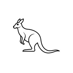 kangaroo icon vector