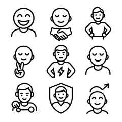 Confidence Icons Grid